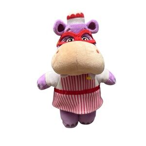 Disney Doc McStuffins Hallie the Hippo Bean 8.5" Plush